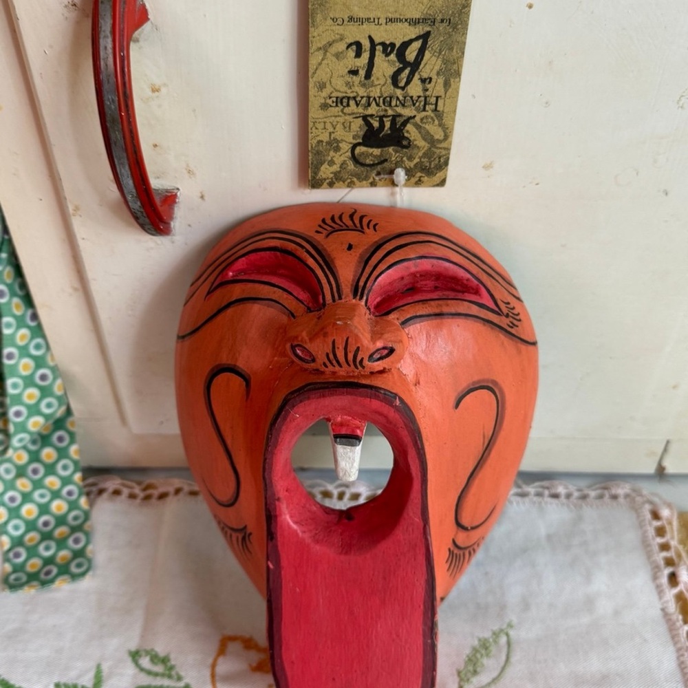 Earthbound Trading Company Bali Tribal Mask New With Tags